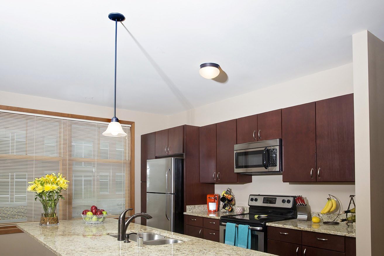 Design House 514547 Millbridge 1 Light Ceiling Light, Oil Rubbed Bronze - Close To Ceiling Light Fixtures - 