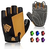 HTZPLOO Half Finger Cycling Biking Gloves with