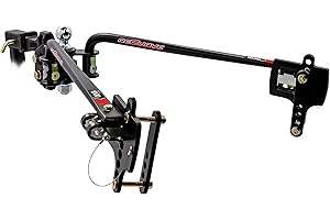 Camco Eaz-Lift ReCurve R3 1000lb Camper/RV Weight Distribution Hitch - Features Adjustable Sway Control & Includes 2-5/16" Hitch Ball w/125000lb Max Rating 1200lb Max Tongue Weight Rating (48752)