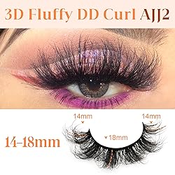 Mink Lashes Fluffy Wispy Eyelashes - 3D False