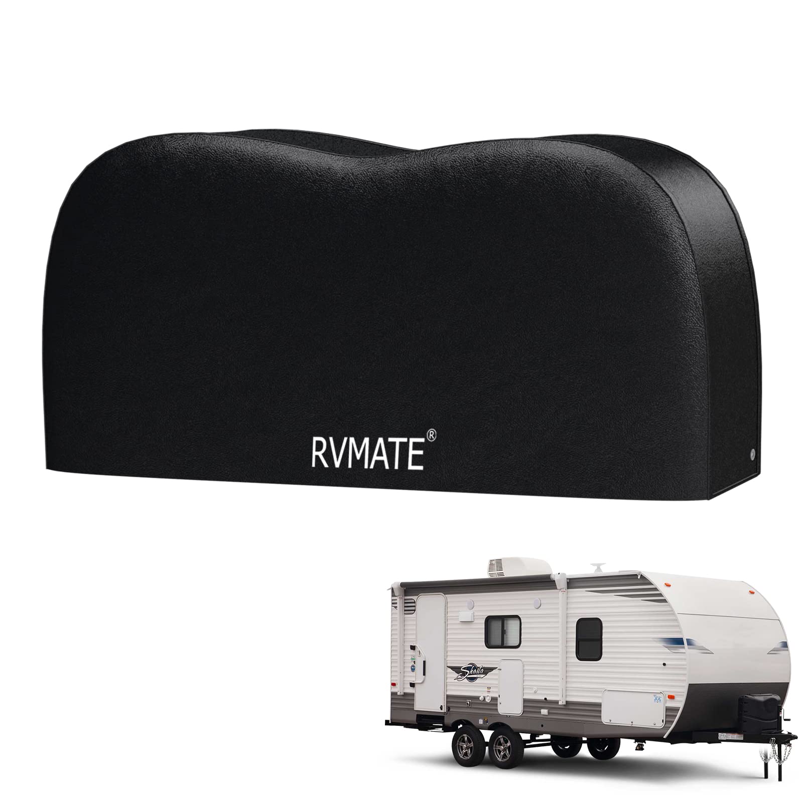 Photo 1 of RVMATE RV Tire Covers, Dual Axle Wheel Cover (1 Pack) Fits 27"-30" Diameter Tires, Waterproof Anti-UV Black Dual Tire Covers RV Accessories