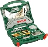 Bosch 70pc X-Line Titanium Drill Screwdriver Bit Set Wood Masonry Metal