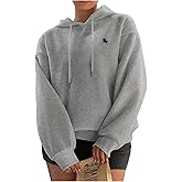 SHENHE Women's Oversized Hoodie Sweatshirt Graphic Horse Print Fall Fashion Hoodie Pullover