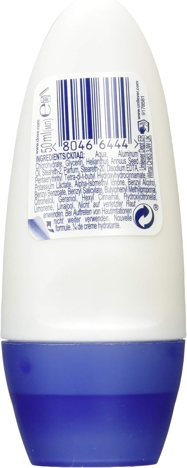 Dove Plant Power, Woman’s Roll-On Deodorant , 6 x 50 ml, Original, 50 ml (Pack of 6) - Image 3