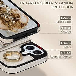 Keallce Case for iPhone 16 Wallet Case, Flip