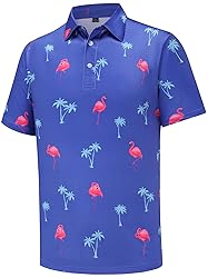 Men's Funny Golf Polo Shirts Short Sleeve