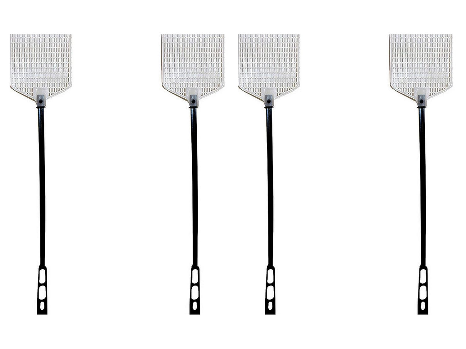 Retro fly swatter, original 50 cm black, white. Amazon.co.uk Garden