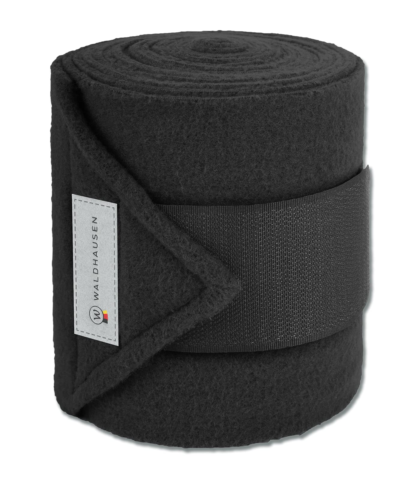 Fleecebandage Esperia, 4er Set, schwarz