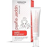 Dermactin Upper Eyelid Cream 1 oz. Firms & Tones Sagging & Drooping Skin On Upper Eye Lids, for Younger, More Vibrant & Alert Appearance, for Sensitive Skin In The Eyelids