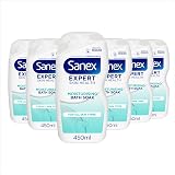 Sanex Expert Skin Health Moisturising Bath Soak 450ml Pack of 6 view 1