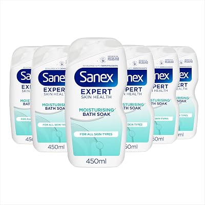 Sanex Expert Skin Health Moisturising Bath Soak 450ml Pack of 6