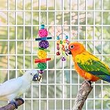Pethee 8 Pack Bird Toys Set for Parrots Budgies Conure Cockatiel Lovebird view 7