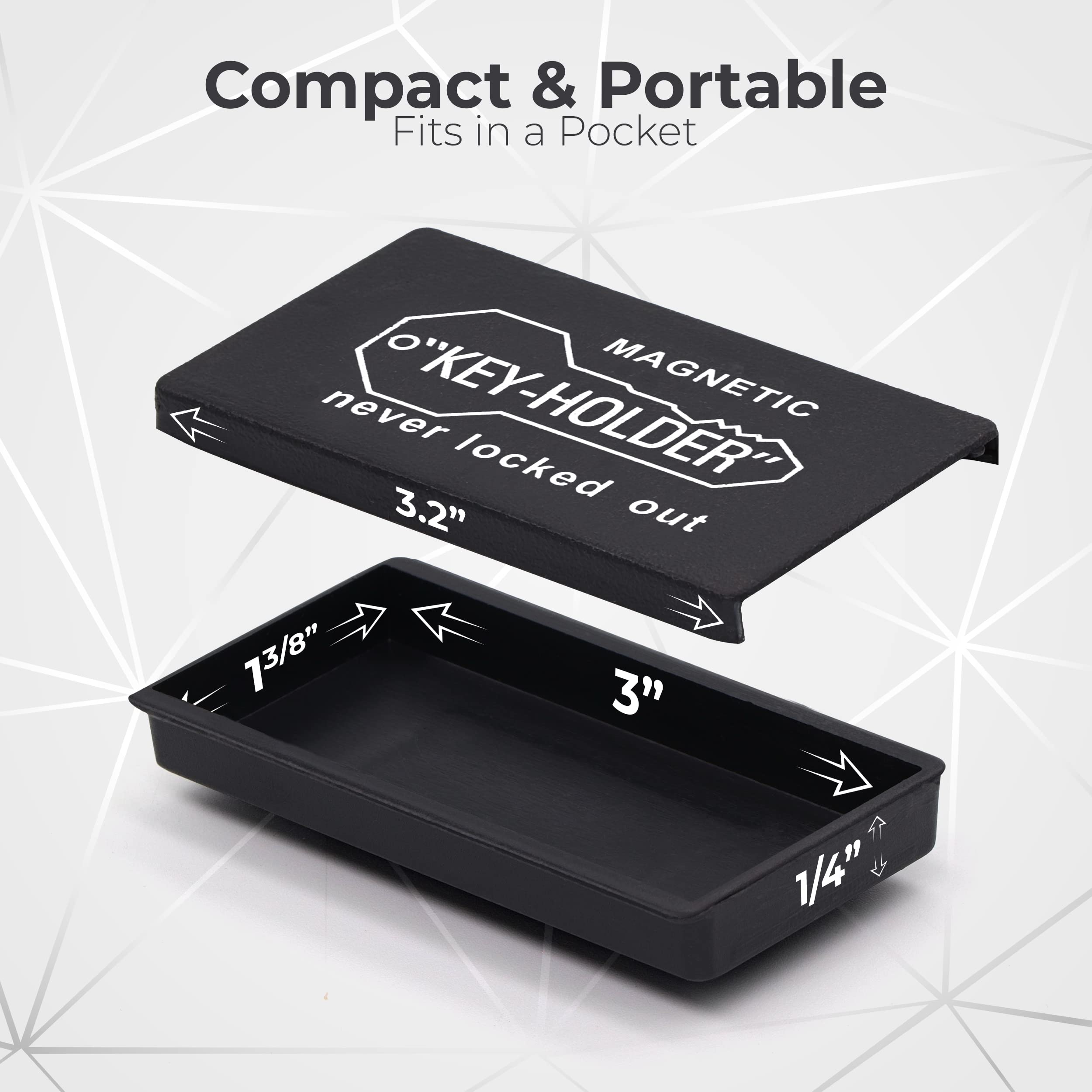 RamPro Hide A Key Key Holder Under Car Hide A Key for Your