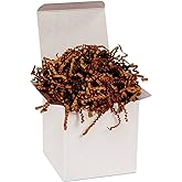 Box USA 10 lb. Kraft Crinkle Paper Packing, Shipping, and Moving Box Filler Shredded Paper for Box Package, Basket Stuffing, Bag, Gift Wrapping, Holidays, Crafts, and Decoration