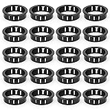 QCDENG 20PCS 1-1/2" Round Cable Snap Bushing