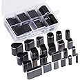 24 Style Hollow Punch Cutter Tool, One Hole Leather Cutting Tools with Box, Different Leather Shape Punch Tool Set Hole Hollow Punch Cutter, Leather Craft Tools Kit for Handmade DIY Leather Craft