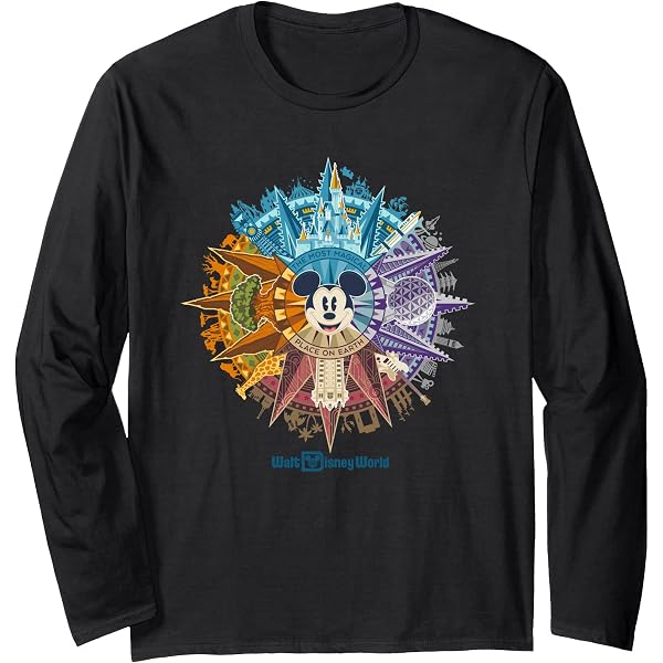 Amazon.com: Disney Walt Disney World 50th Anniversary Long Sleeve