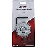 ABN Torque Angle Gauge – 1/2 Inch Drive Torque Angle Meter Tool, Torque to Yield Gauge Torque Adapter