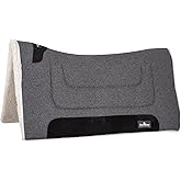 Classic Equine Performance Trainer Saddle Pad, Felt Top, Grey