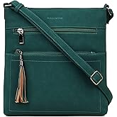MASINTOR Crossbody Purses for Women, Multi Pocket Casual Crossbody Bag, Adjustable Strap Shoulder Bag with Tassel