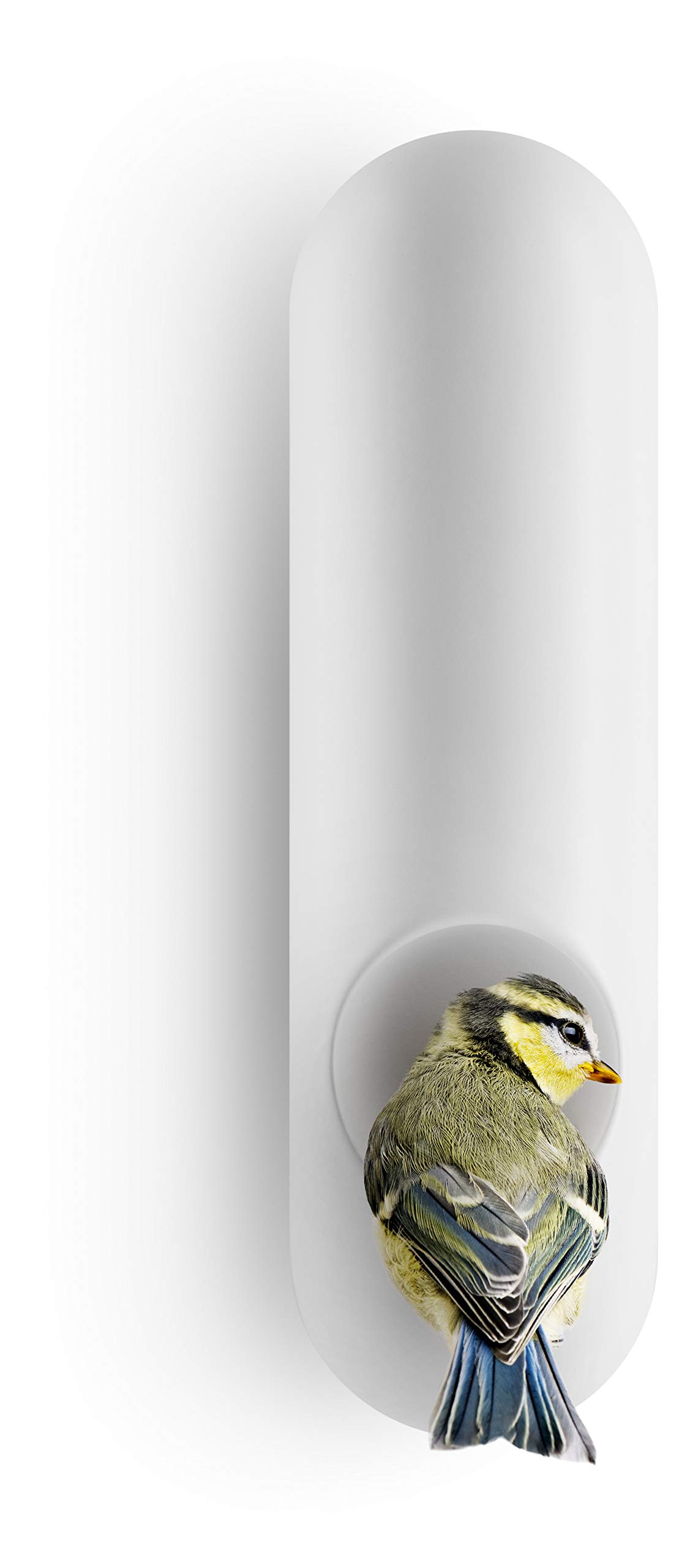 Eva Solo Ceramic Wall Bird Feeder Tube,White
