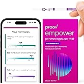 Proov - Empower Hormone Tracker - at Home FSH, LH, Estrogen & Progesterone Test Strips - Understand Your Hormone Balance - Perimenopause & Menopause Stage Indicator - Women 30-40+ - 1 Cycle Test Kit