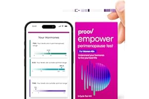 Proov - Empower Hormone Tracker at Home - for Women 30-40+ - Understand Your Hormone Balance & Perimenopause Stage - Measures FSH, LH, Estrogen & Progesterone - 1 Cycle Test Kit