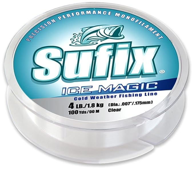 Sufix Ice Magic 100Yards Spool Size Fishing Line Amazon