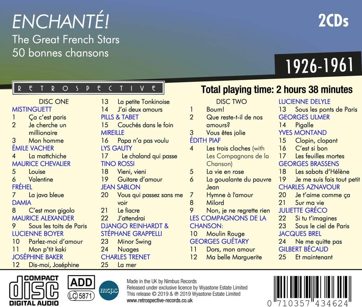 ENCHANTÉ!, The Great French Stars - Image 3