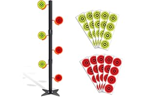 Aimax Outdoor Dueling Tree Target Kit for .22 Rimfire, Metal Shooting Target with Ground Insertable Design, Suitable for .22 Rifles and Handguns Shooting Practice
