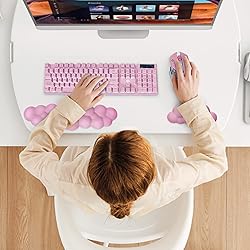 DHUJBFF Keyboard Wrist Rest, Memory Foam Wrist Rest
