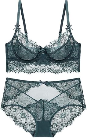 conjuntos de encaje ropa interior femenina