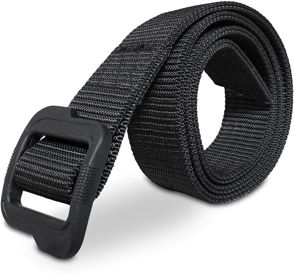 MISSION ELITE Heavy Duty EDC Tactical Belt - Stiffened 2-Ply 1.5" Nylon Gun Belt