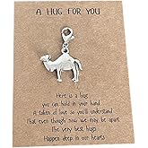 Camel Clip on Charms Jewelry with Lobster Clasp for Camel Lover Necklace Bracelet Zipper Pull