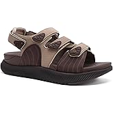 ONCAI Women's Walking Sandals with Arch Support Hiking Athletic Sandals Woman Outdoor Cushion Footbed Water Summer Thick Rubber Soles Sandalias Mujer Size 6-12