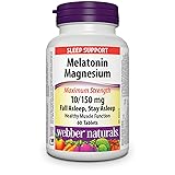 Webber Naturals Melatonin Magnesium 10/150 mg