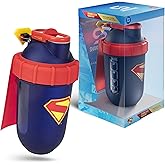 SHAKESPHERE 700ml Tritan Shaker Cup – Superman Edition | DC Comics Limited Edition | Capsule Design, BPA-Free, Steel Slide Cap, Collector’s Box