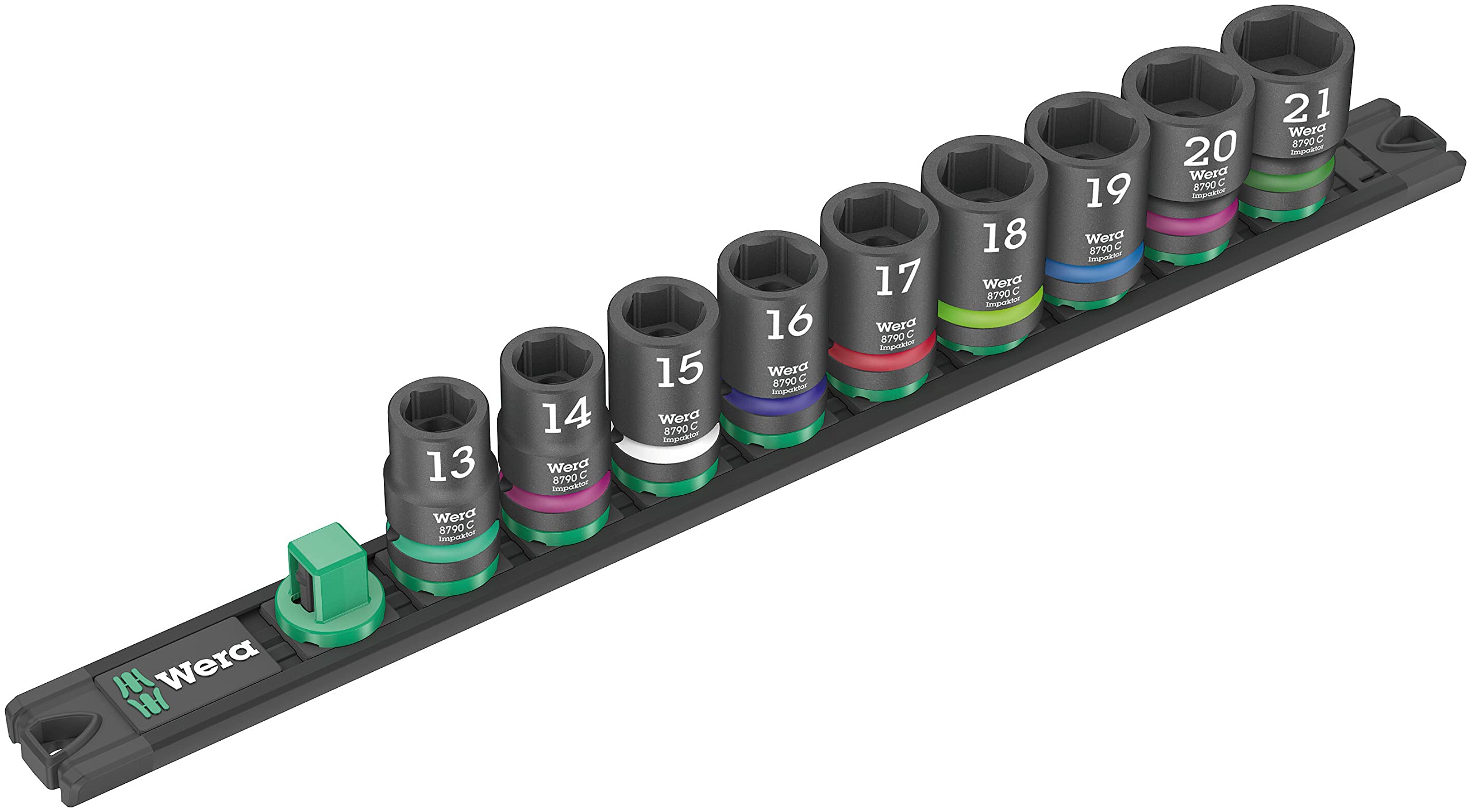 Magnetic Socket Rail C Impaktor 1 Socket Set, 1/2" Drive, 9pc - 05005490001