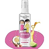 Maya Mari Kids Detangler Spray with Argan, Coconut and Lime Oils - Gentle Hair Detangler for Kids, Toddlers and Babies, 8 oz - No More Tangles, Ideal for Curly Hair