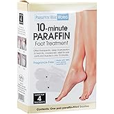 Paraffin Wax Works 10-Minute Paraffin Foot Treatment, Fragrance-Free, Spa and Home Treatment Booties, One-Pair