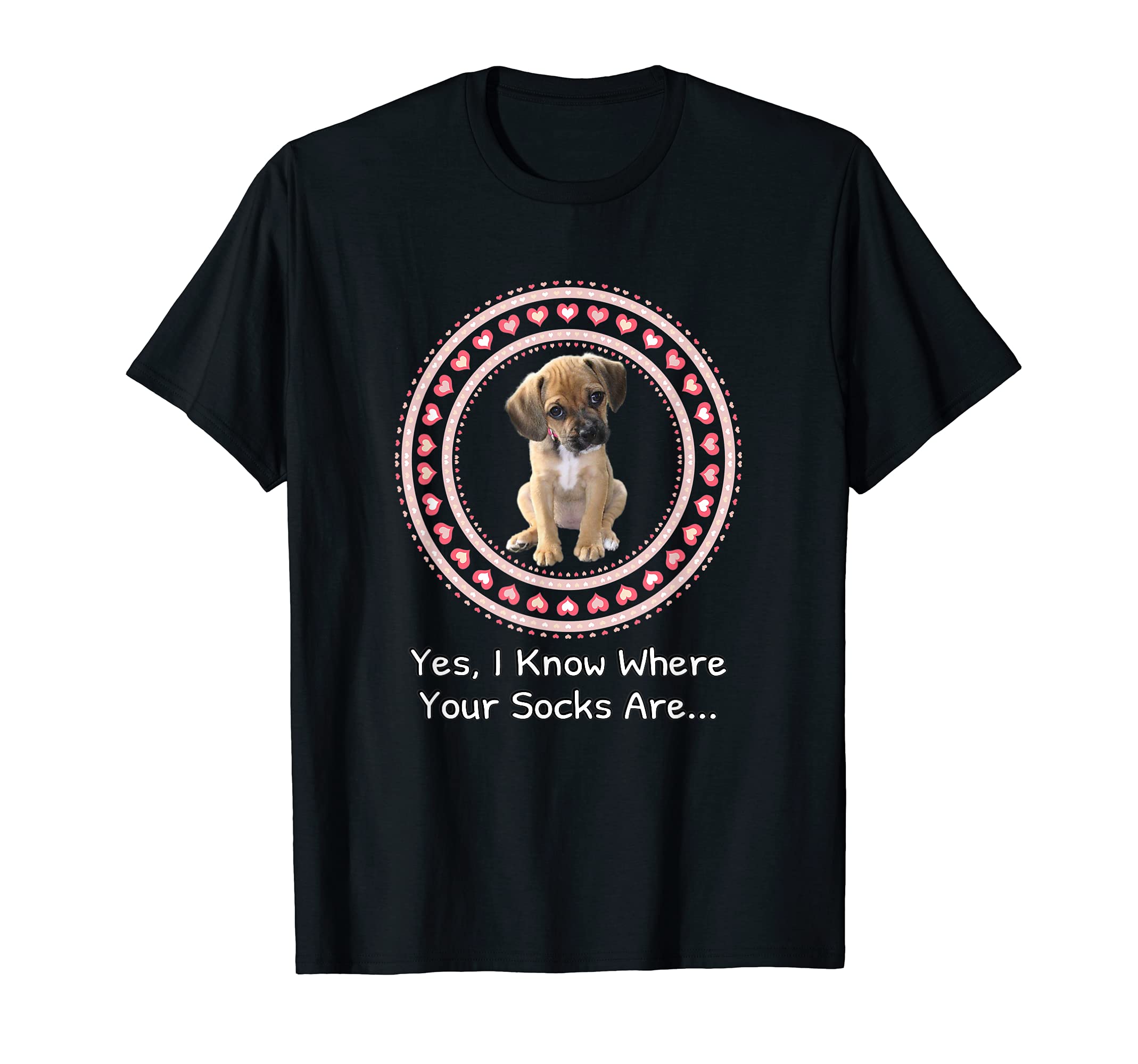 Puppy Guilty Look Dog Owner Design Mischievous Behavior T-Shirt