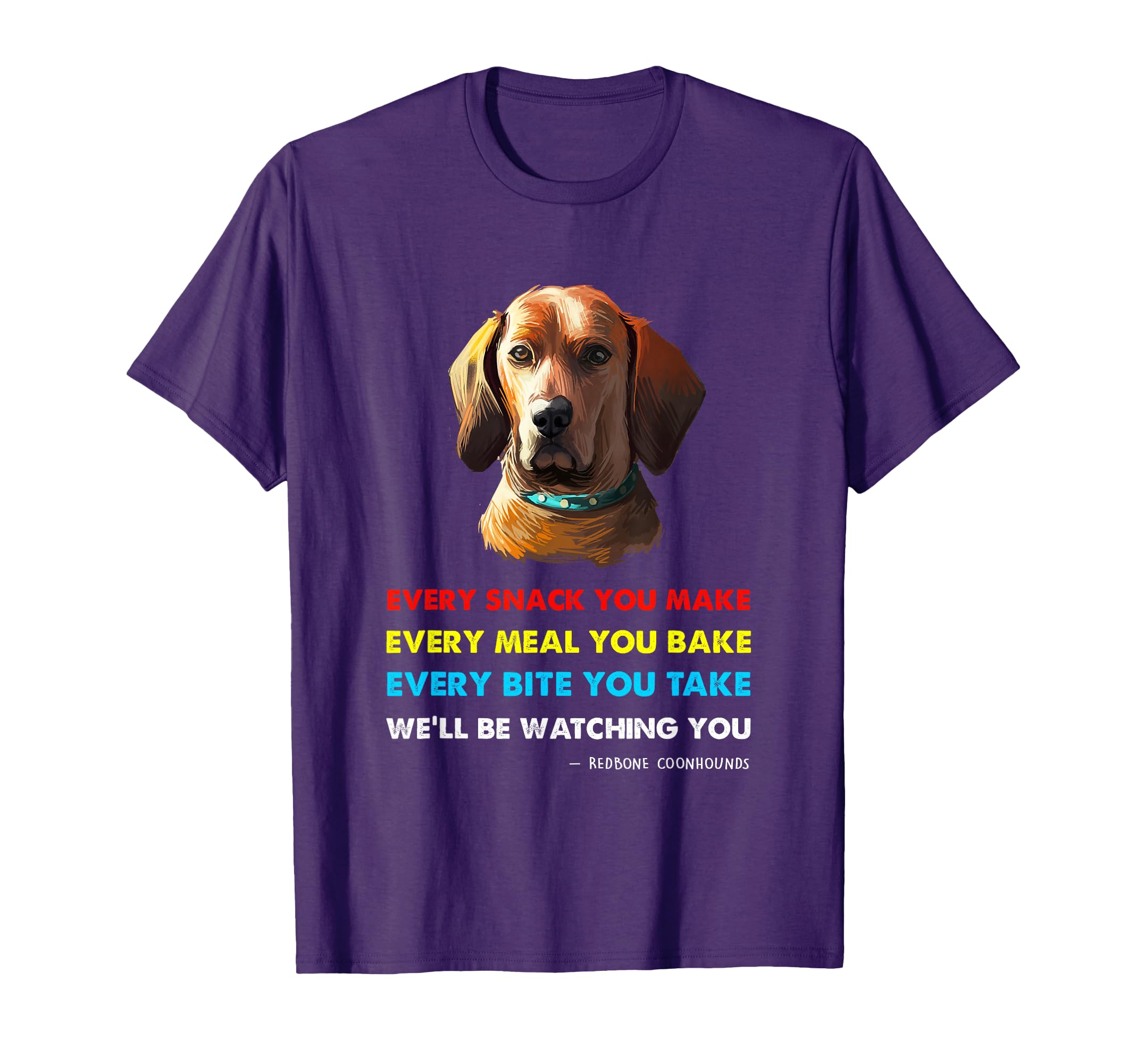 Photo 1 of *****Stock Photo Similar to Product*****Red Bone Coonhound Dog Shirt | Red Bone Coonhound T-Shirt Small