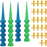 22pcs Plant Self Watering Insert Spikes Device Indoor,Automatic Water Control System with Slow Release Valve,Adjustable Water Volume Drip Irrigation Control System,Enjoy Your Vacation
