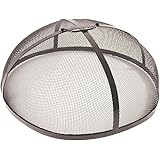 Esschert Design Feuerstelle Granito, Feuerschale mit Granitfuß, Ø