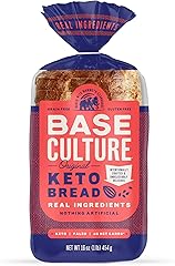 Base Culture Keto Bread | Original, 100% Paleo, Gluten Free, Grain Free, Non-GMO, Dairy Free, Soy Free and Kosher | 16oz Loaf