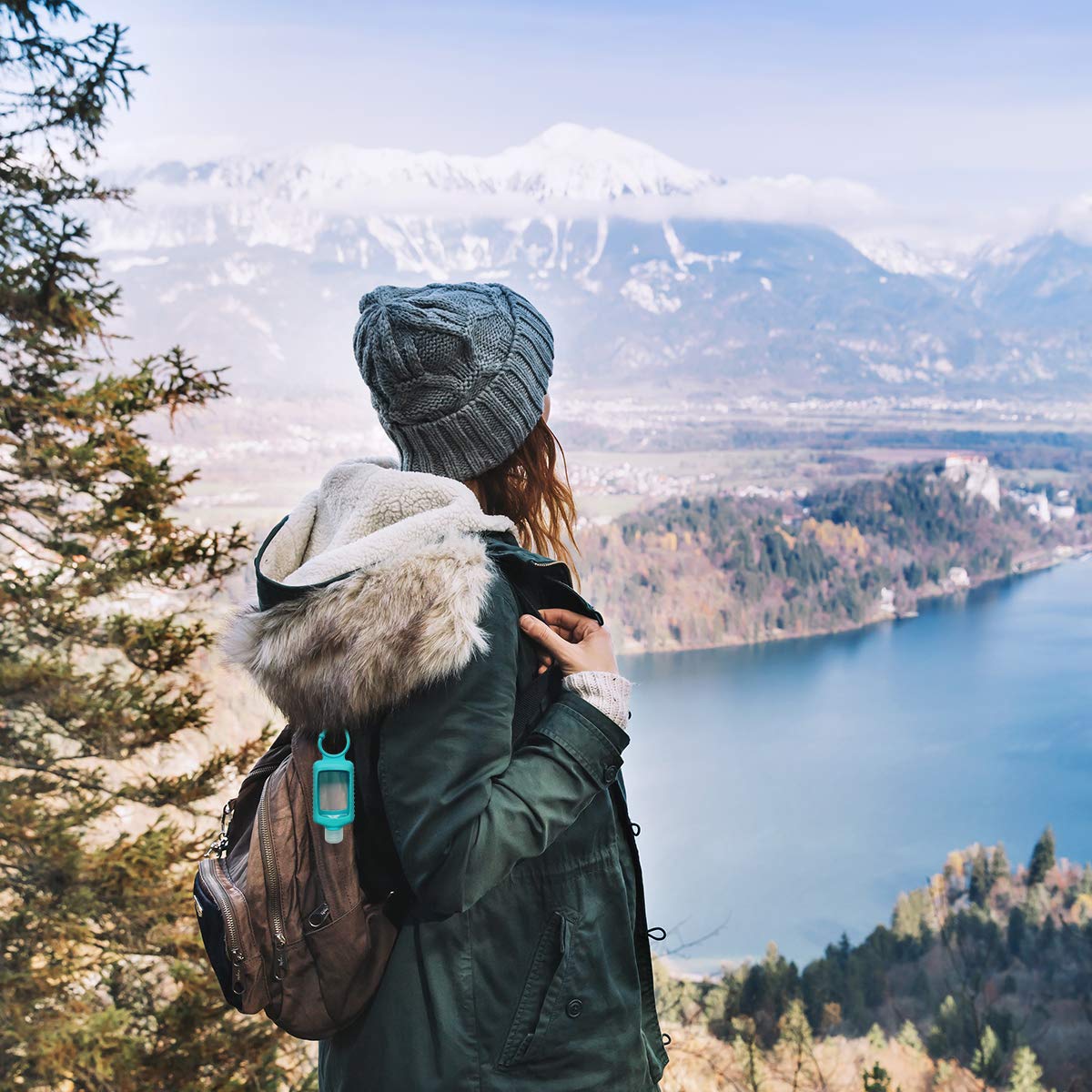 DARUNAXY 6 Pack Travel Plastic Clear Bottles with Silicone Sleeve Transparent Special Multi-function Empty Squeeze Containers Flip Cap TSA Approved, Random Color (60ml/2oz) : Beauty