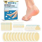 Hydrocolloid Bandages Blister Bandages for Feet - 36 ct Water Resistant Gel Blister Pads Blister Cushions for Toe, Heel- Blis