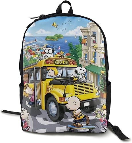 Amazon スヌーピー リュック バック ビジネスリュック 大容量 バックパック キッズ バッグ 旅行 入学 かわいい 男女兼用 遠足 お祝い プレゼント リュックサック