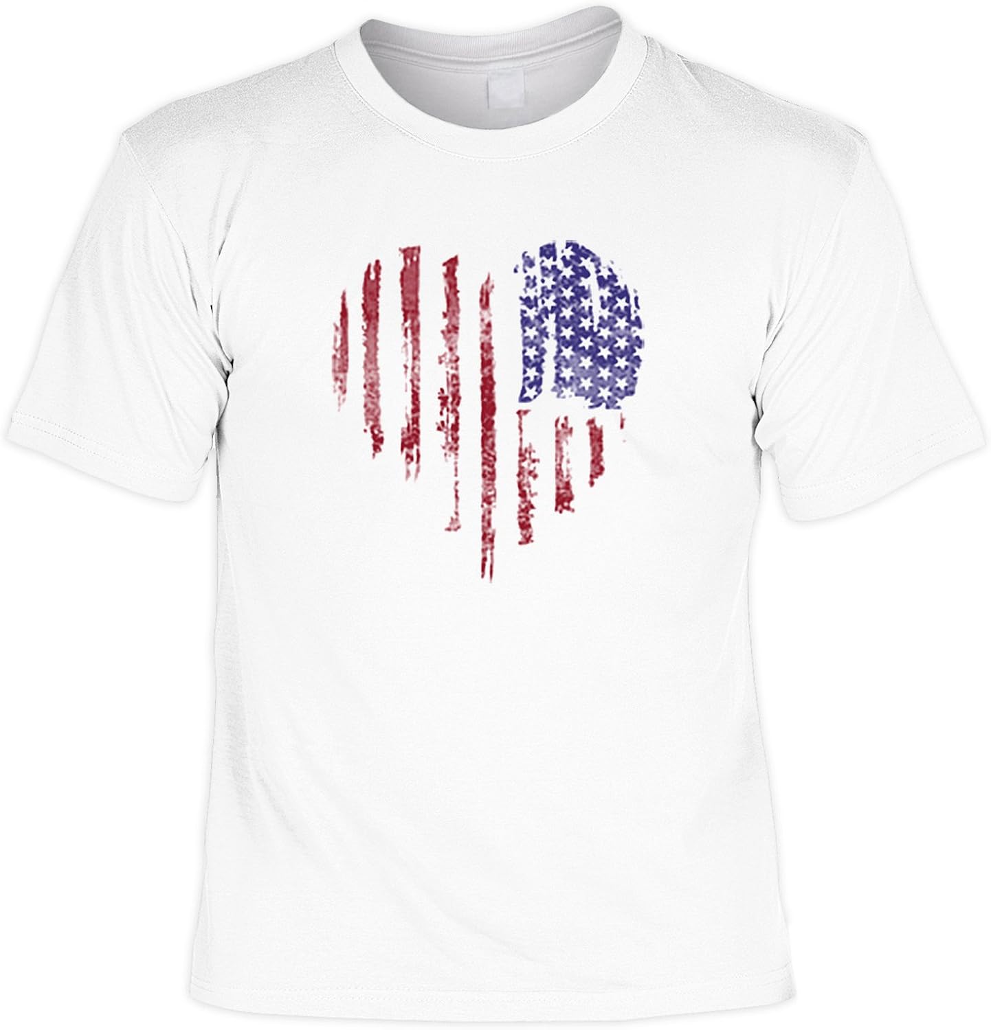 USA Flagge T-Shirt Herren – 100% Baumwolle, Siebdruck, Größen S-5XL