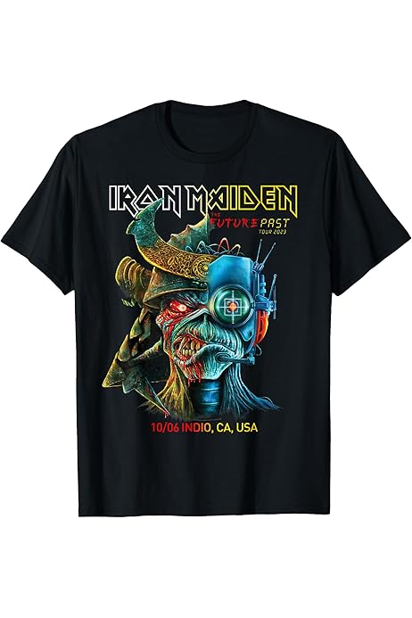 Amazon.com: Iron Maiden - Future Past Tour Power Trip Indio T